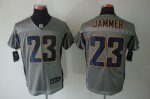 Jerseys Factory Cheap Nike Chargers #23 Quentin Jammer Grey Shad