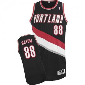 Jerseys Factory Cheap Revolution 30 Blazers #88 Nicolas Batum Bl
