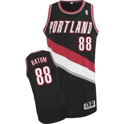 Jerseys Factory Cheap Revolution 30 Blazers #88 Nicolas Batum Bl