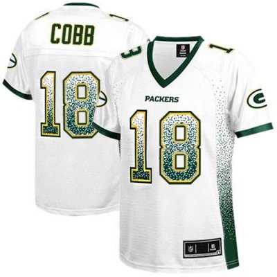 Jerseys Factory Cheap Nike Packers #18 Randall Cobb White Women'