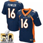 Jerseys Factory Cheap Nike Broncos #16 Bennie Fowler Navy Blue A