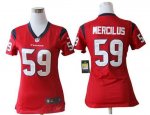 Jerseys Factory Cheap Nike Texans #59 Whitney Mercilus Red Alter