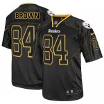 Jerseys Factory Cheap Nike Steelers #84 Antonio Brown Lights Out
