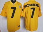 Jerseys Factory Cheap Nike Steelers #7 Ben Roethlisberger Gold M