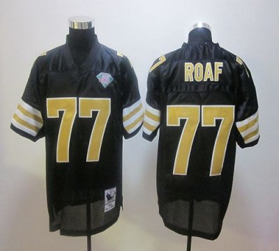 Jerseys Factory Cheap Mitchell And Ness Saints #77 Willie Roaf B