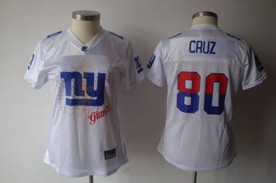 Jerseys Factory Cheap Giants #80 Victor Cruz White 2011 Women's