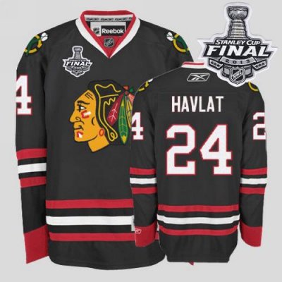 Jerseys Factory Cheap Blackhawks #24 Martin Havlat Embroidered B