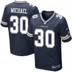 Jerseys Factory Cheap Nike Cowboys #30 Christine Michael Navy Bl