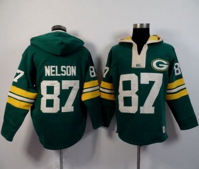 Jerseys Factory Cheap Green Bay Packers #87 Jordy Nelson Green P