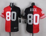 Jerseys Factory Cheap Nike Raiders #80 Jerry Rice Red/Black Two