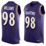 Jerseys Factory Cheap Nike Ravens #98 Brandon Williams Purple Te