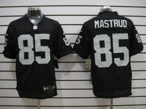 Jerseys Factory Cheap Nike Raiders #85 Jeron Mastrud Black Team