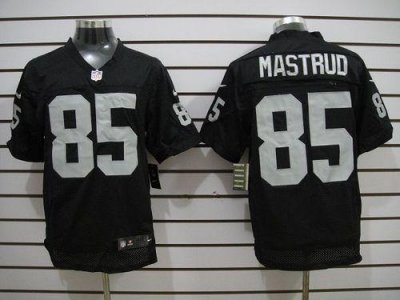 Jerseys Factory Cheap Nike Raiders #85 Jeron Mastrud Black Team