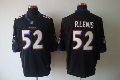 Jerseys Factory Cheap Nike Ravens #52 Ray Lewis Black Alternate
