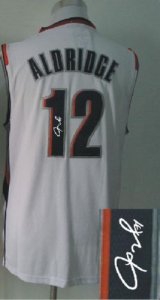 Jerseys Factory Cheap Revolution 30 Autographed Blazers #12 Lama