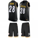 Jerseys Factory Cheap Nike Steelers #28 Sean Davis Black Team Co
