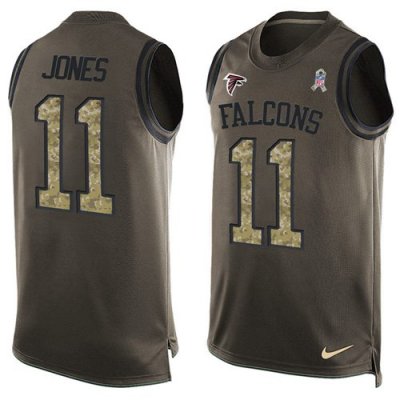 Jerseys Factory Cheap Nike Falcons #11 Julio Jones Green Men's S