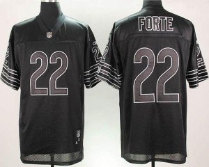 Jerseys Factory Cheap Bears #22 Matt Forte Black Shadow Stitched