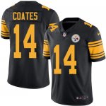 Jerseys Factory Cheap Nike Steelers #14 Sammie Coates Black Men'