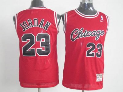 Jerseys Factory Cheap Bulls #23 Michael Jordan Red Nike Throwbac