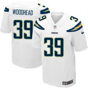 Jerseys Factory Cheap Nike Chargers #39 Danny Woodhead White Men