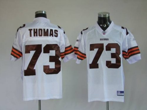 Jerseys Factory Cheap Browns #73 Joe Thomas White Stitched NFL J