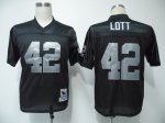 Jerseys Factory Cheap Mitchell & Ness Raiders #42 Lott Black Sti