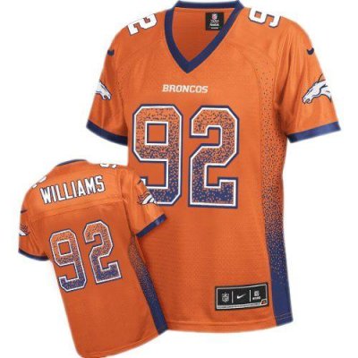 Jerseys Factory Cheap Nike Broncos #92 Sylvester Williams Orange