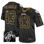Jerseys Factory Cheap Nike Steelers #43 Troy Polamalu Lights Out