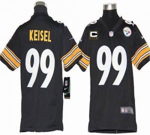Jerseys Factory Cheap Nike Steelers #99 Brett Keisel Black Team