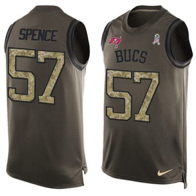 Jerseys Factory Cheap Nike Buccaneers #57 Noah Spence Green Men'