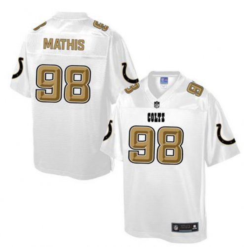 Jerseys Factory Cheap Nike Colts #98 Robert Mathis White Men's N