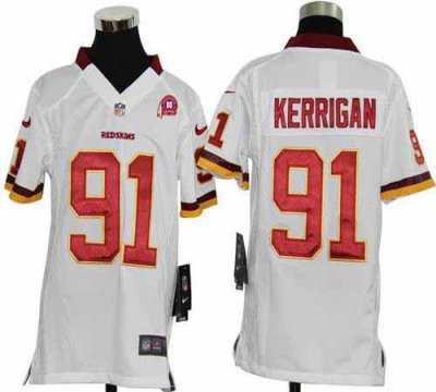 Jerseys Factory Cheap Nike Redskins #91 Ryan Kerrigan White With