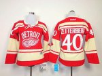 Jerseys Factory Cheap Red Wings #40 Henrik Zetterberg Red 2014 W