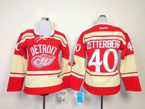 Jerseys Factory Cheap Red Wings #40 Henrik Zetterberg Red 2014 W