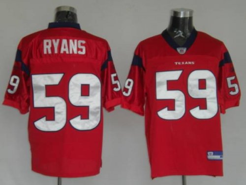 Jerseys Factory Cheap Texans DeMeco Ryans #59 Red Stitched NFL J