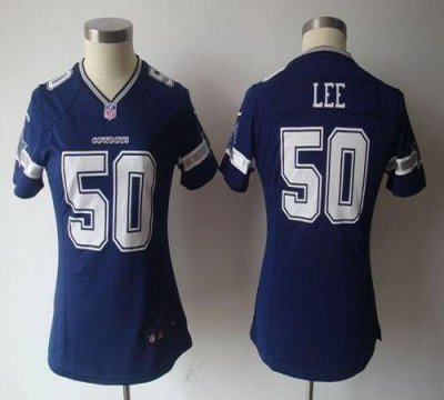 Jerseys Factory Cheap Nike Cowboys #50 DSean Lee Navy Blue Team