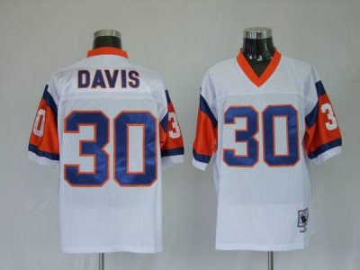 Jerseys Factory Cheap Mitchel & Ness Broncos #30 Terrell Davis W