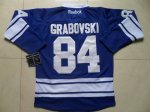 Jerseys Factory Cheap Maple Leafs #84 Mikhail Grabovski Blue Thi