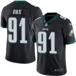 Jerseys Factory Cheap Nike Eagles #91 Fletcher Cox Black Men's S
