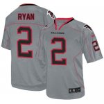 Jerseys Factory Cheap Nike Falcons #2 Matt Ryan Lights Out Grey