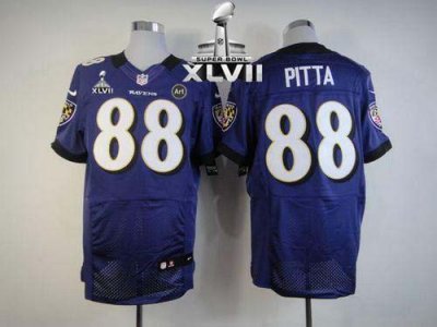 Jerseys Factory Cheap Nike Ravens #88 Dennis Pitta Purple Team C