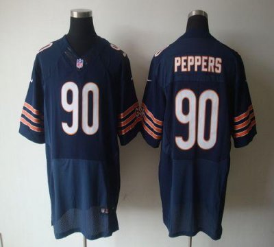 Jerseys Factory Cheap Nike Bears #90 Julius Peppers Navy Blue Te