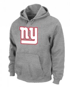 Jerseys Factory Cheap New York Giants Logo Pullover Hoodie Grey
