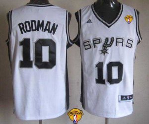Jerseys Factory Cheap Revolution 30 Spurs #10 Dennis Rodman Whit
