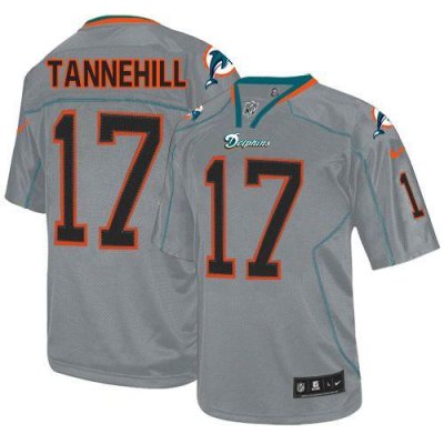 Jerseys Factory Cheap Nike Dolphins #17 Ryan Tannehill Lights Ou