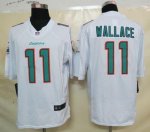 Jerseys Factory Cheap Nike Dolphins #11 Mike Wallace White Men's