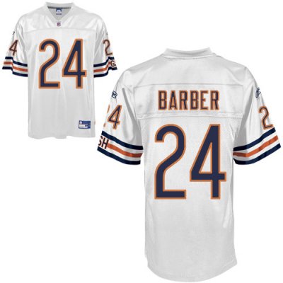 Jerseys Factory Cheap Bears #24 Marion Barber White Stitched NFL