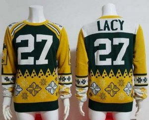 Jerseys Factory Cheap Nike Packers #27 Eddie Lacy Green/Yellow M