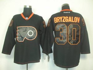 Jerseys Factory Cheap Flyers #30 Ilya Bryzgalov Black Ice Embroi